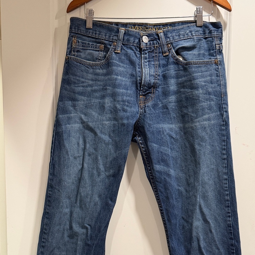 American Eagle Outfitters Men’s Straight Jeans - Blue